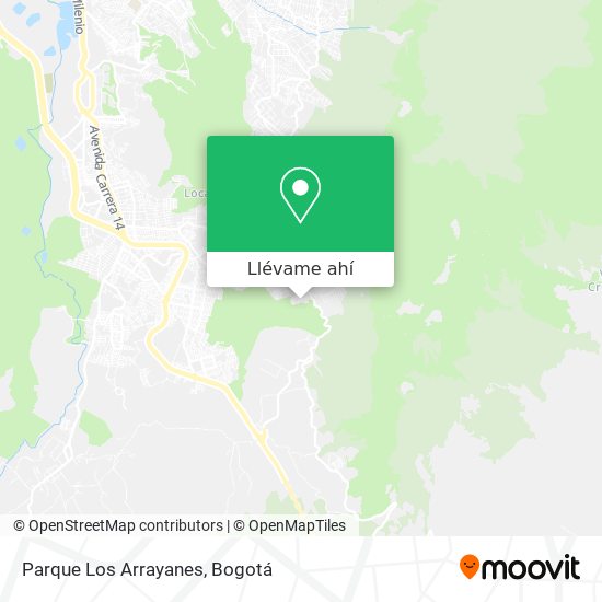Mapa de Parque Los Arrayanes