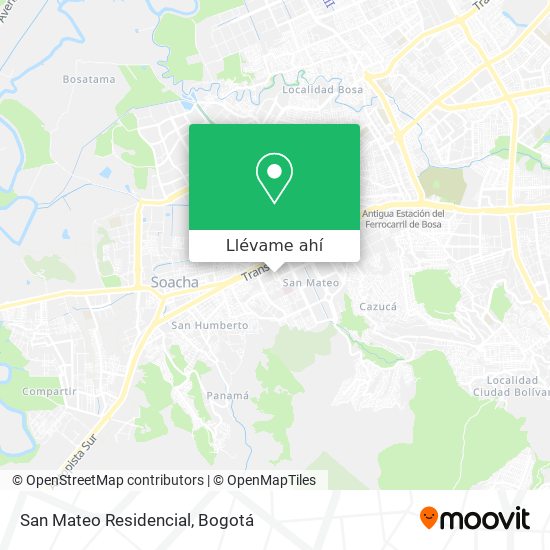 Mapa de San Mateo Residencial