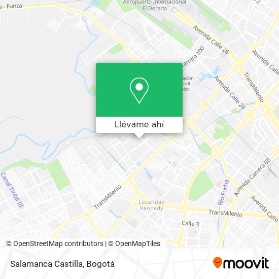 Mapa de Salamanca Castilla