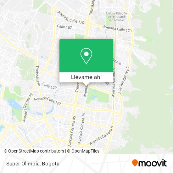 Mapa de Super Olimpia