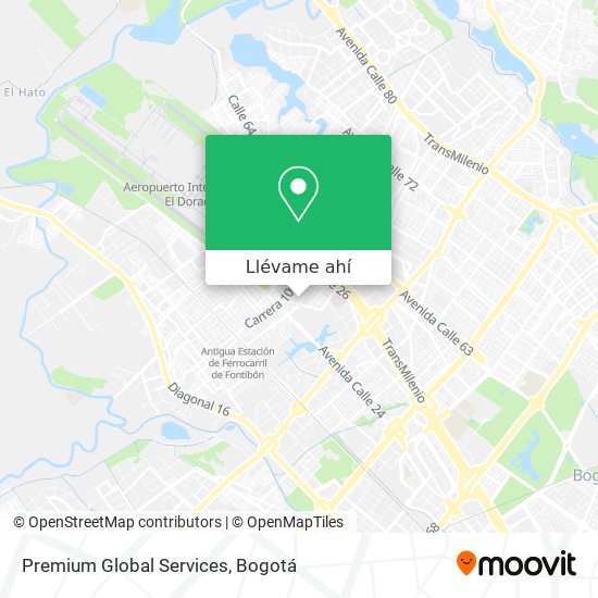 Mapa de Premium Global Services