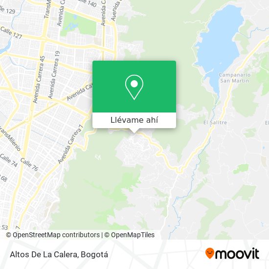 Mapa de Altos De La Calera