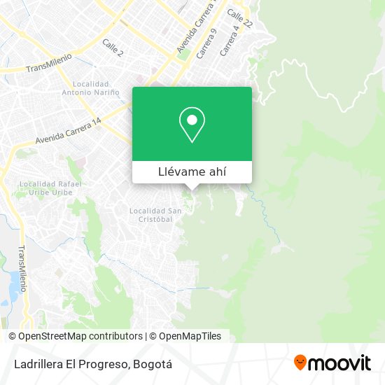 Mapa de Ladrillera El Progreso