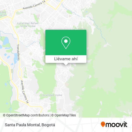 Mapa de Santa Paula Montal