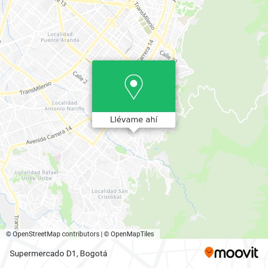 Mapa de Supermercado D1