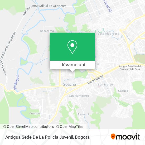 Mapa de Antigua Sede De La Policia Juvenil