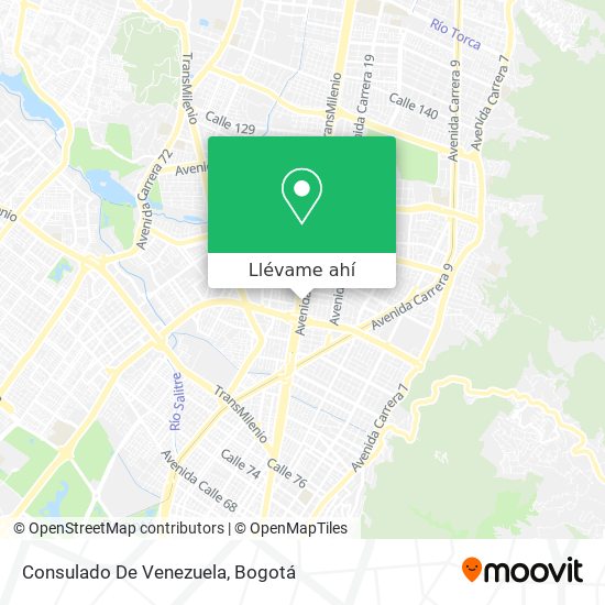 Mapa de Consulado De Venezuela