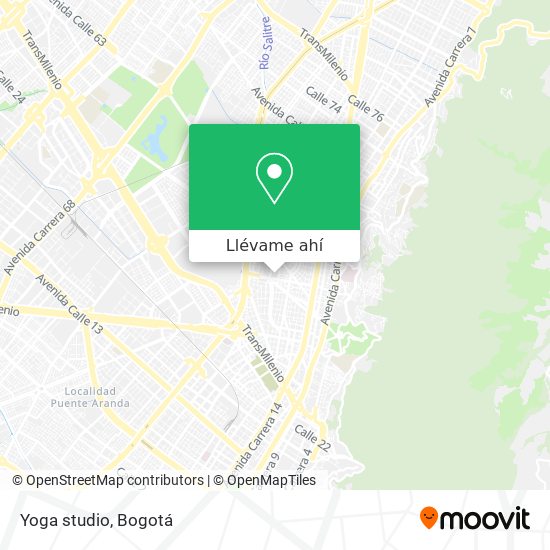 Mapa de Yoga studio