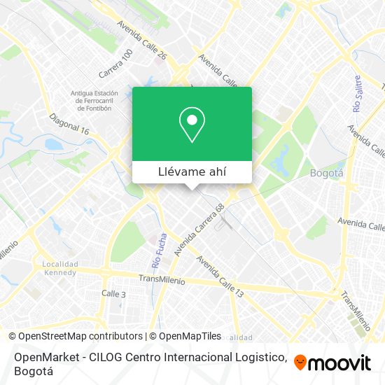 Mapa de OpenMarket - CILOG Centro Internacional Logistico