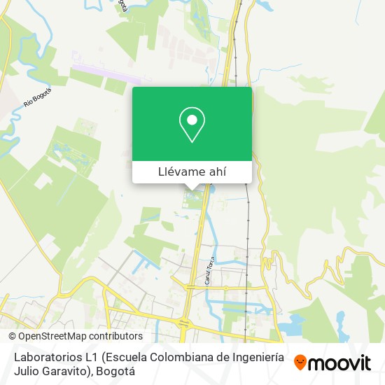 Mapa de Laboratorios L1 (Escuela Colombiana de Ingeniería Julio Garavito)