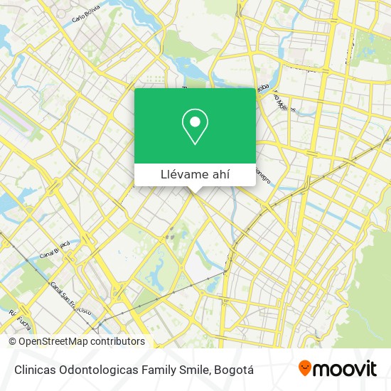 Mapa de Clinicas Odontologicas Family Smile