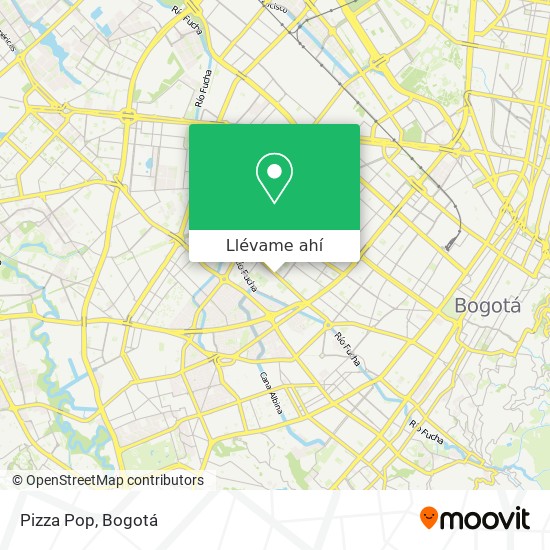 Mapa de Pizza Pop