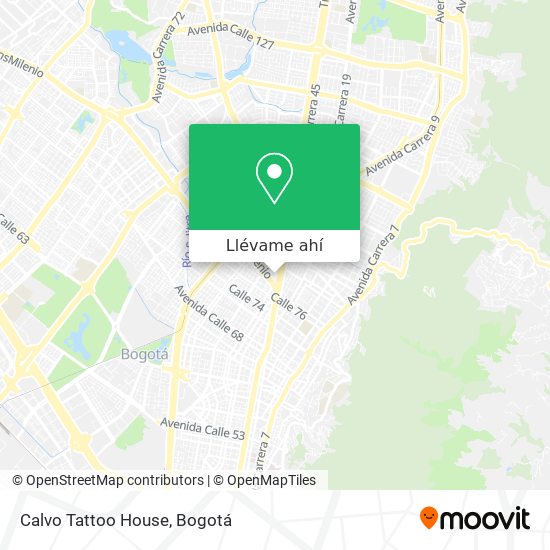 Mapa de Calvo Tattoo House
