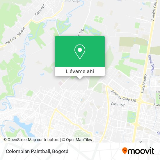 Mapa de Colombian Paintball