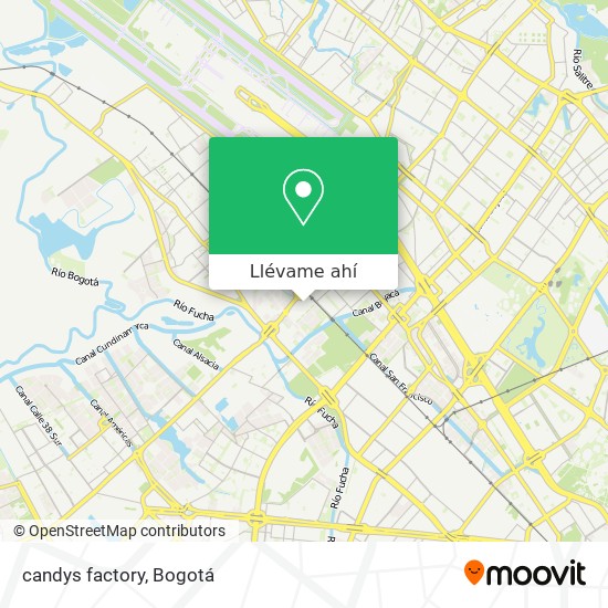 Mapa de candys factory