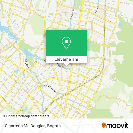 Mapa de Cigarreria Mc Douglas