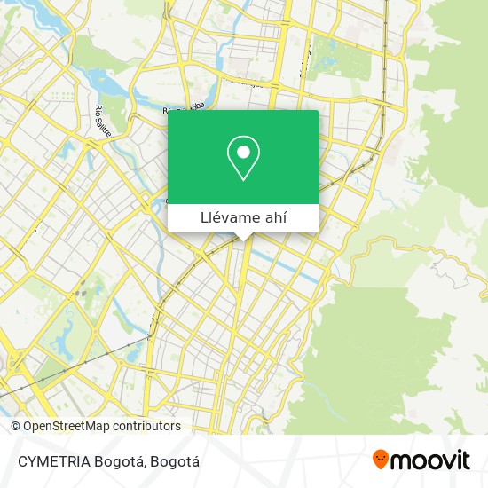 Mapa de CYMETRIA Bogotá