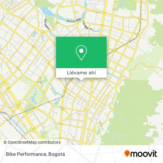 Mapa de Bike Performance