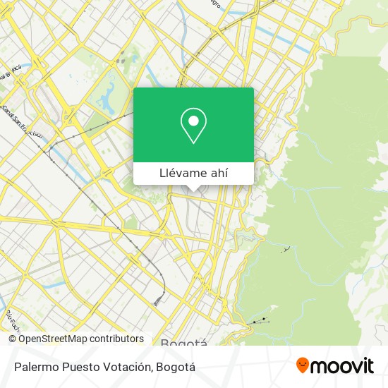 Mapa de Palermo Puesto Votación