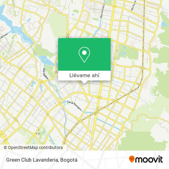 Mapa de Green Club Lavanderia