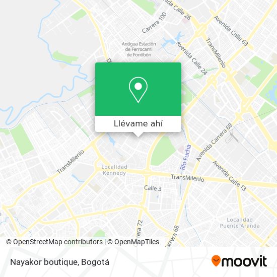 Mapa de Nayakor boutique