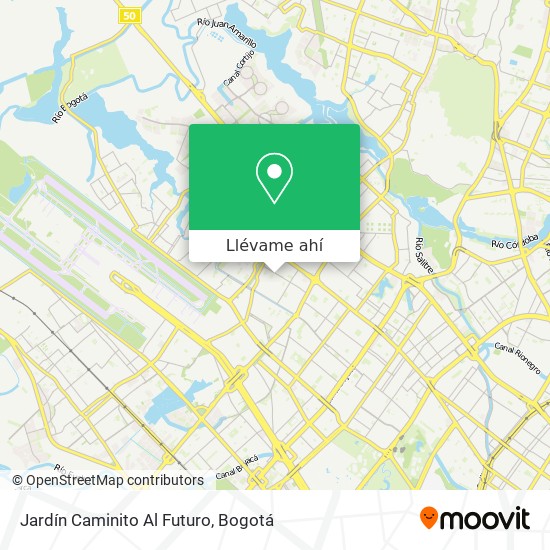 Mapa de Jardín Caminito Al Futuro