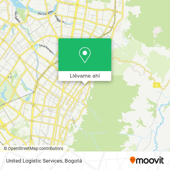 Mapa de United Logistic Services