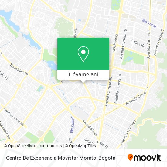 Mapa de Centro De Experiencia Movistar Morato