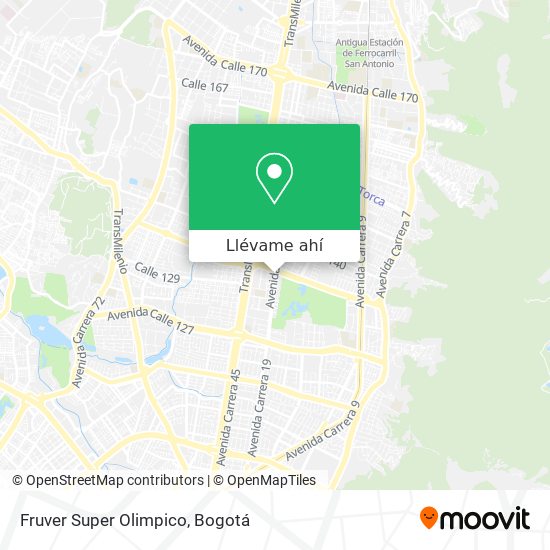 Mapa de Fruver Super Olimpico