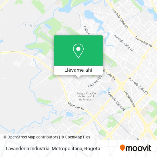 Mapa de Lavandería Industrial Metropolitana