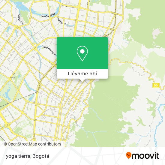 Mapa de yoga tierra