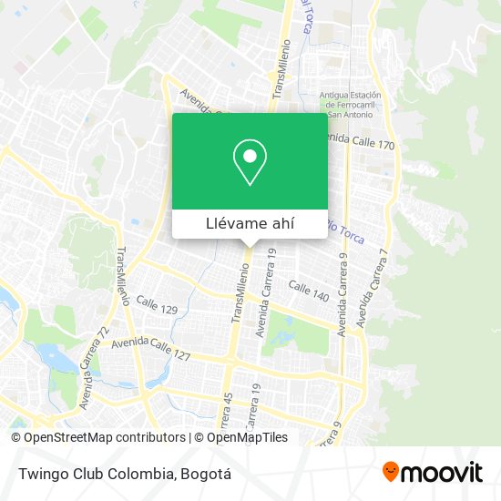 Mapa de Twingo Club Colombia
