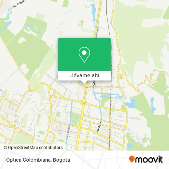Mapa de Óptica Colombiana