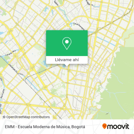 Mapa de EMM - Escuela Moderna de Música