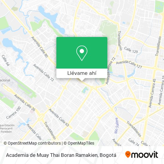 Mapa de Academia de Muay Thai Boran Ramakien