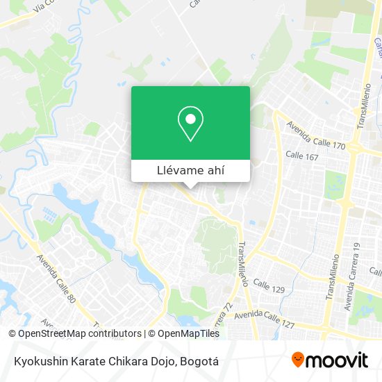 Mapa de Kyokushin Karate Chikara Dojo