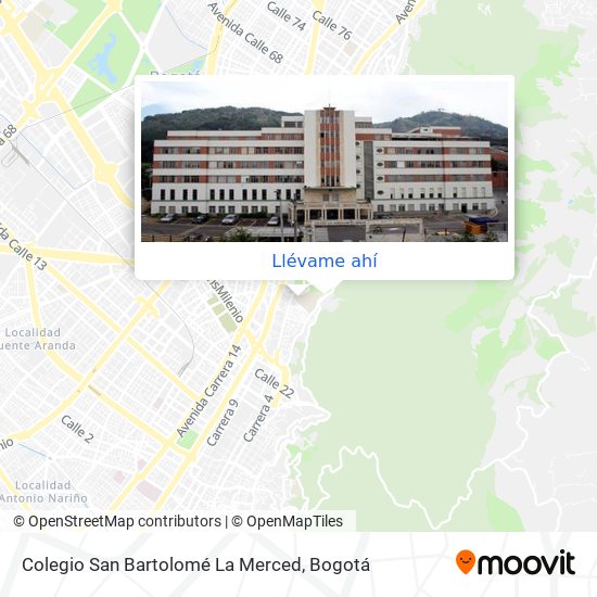 Mapa de Colegio San Bartolomé La Merced