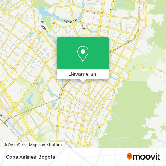 Mapa de Copa Airlines