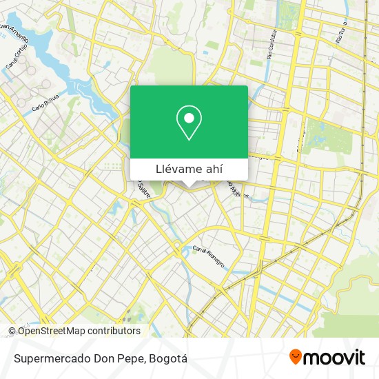 Mapa de Supermercado Don Pepe