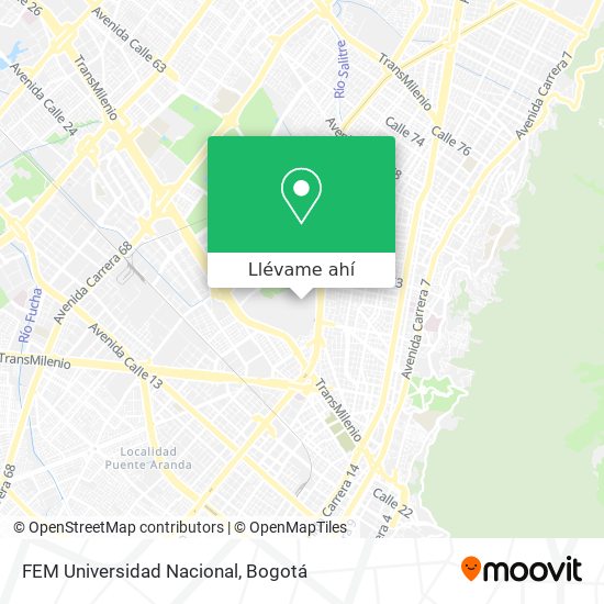 Mapa de FEM Universidad Nacional