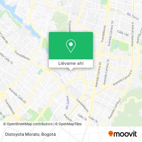 Mapa de Distoyota Morato