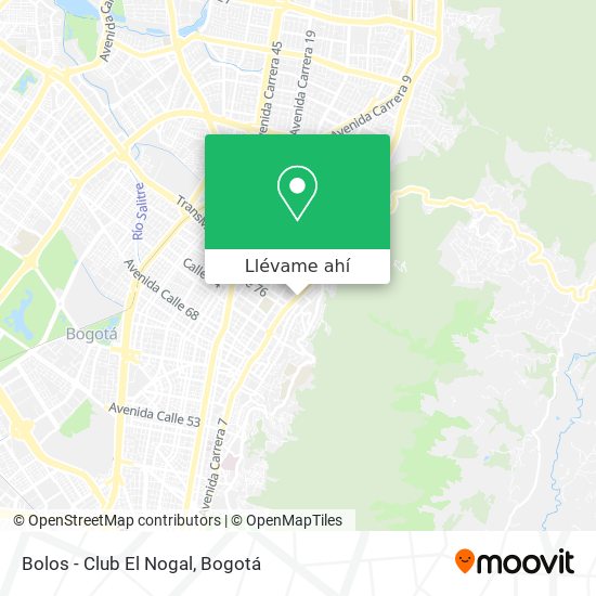 Mapa de Bolos - Club El Nogal
