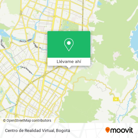 Mapa de Centro de Realidad Virtual