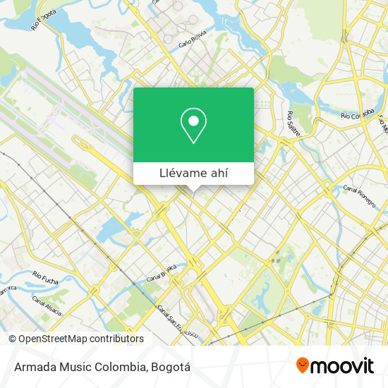 Mapa de Armada Music Colombia