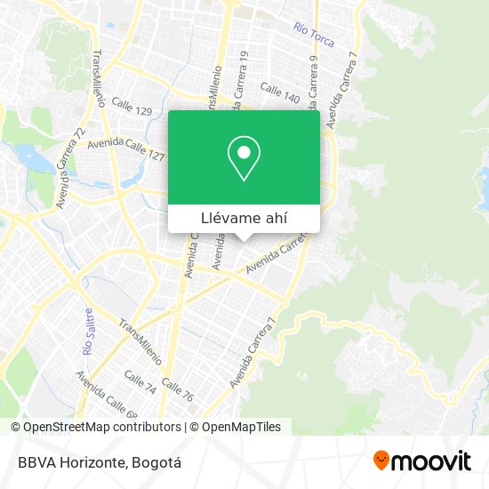 Mapa de BBVA Horizonte