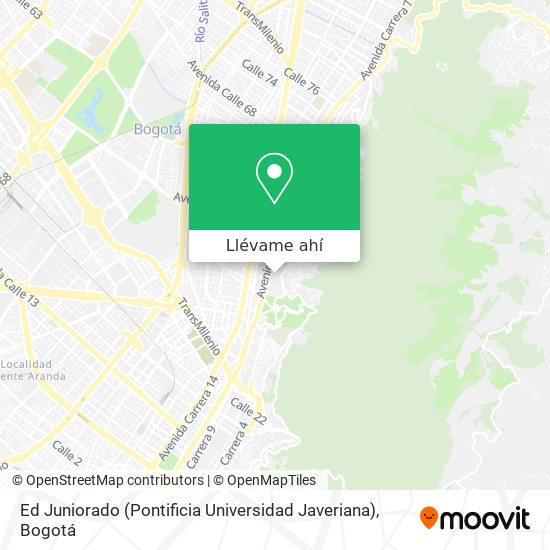 Mapa de Ed Juniorado (Pontificia Universidad Javeriana)
