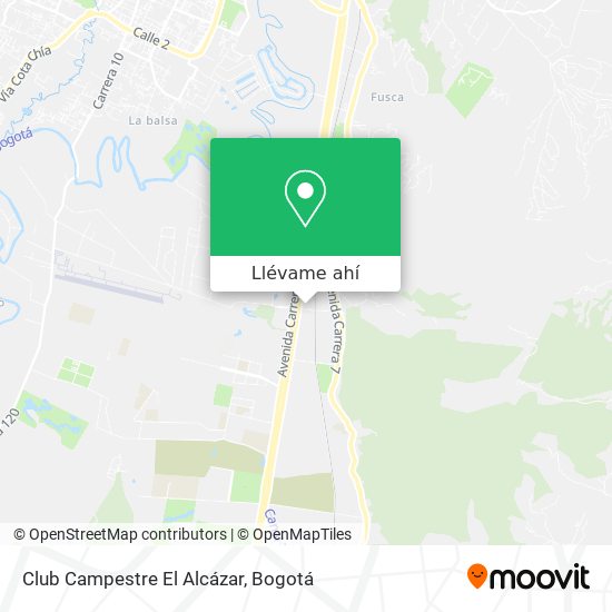 Mapa de Club Campestre El Alcázar