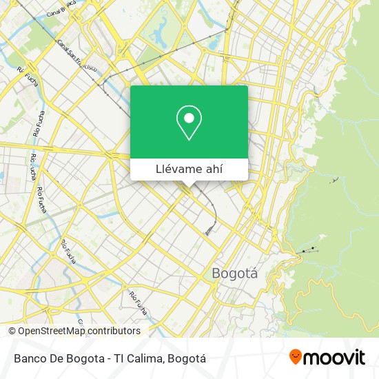 Mapa de Banco De Bogota - TI Calima