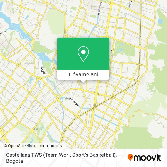 Mapa de Castellana TWS (Team Work Sport's Basketball)
