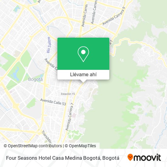 Mapa de Four Seasons Hotel Casa Medina Bogotá